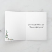 特別な日におめでとう カード (内部)