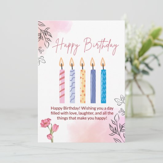 特別な日のあなたに乾杯 招待状 (スタンド正面)