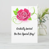 特別な日のお誘い 招待状 (スタンド正面)