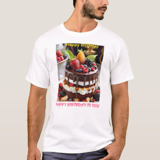 特別な日のデザインのためのCekeロゴお祝い Tシャツ