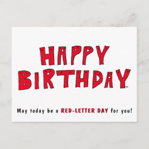 特別な日のユーモアあふれる誕生日ウィッシュカートゥーン ポストカード