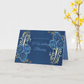 特別な日の結婚祝いカード カード (黄色い花)