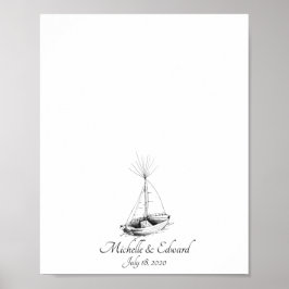 特別な日の記念に!ユニークでパーソナルなゲストブック N.2 ポスター