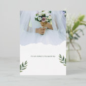 特別な日へのご招待です 箔招待状 (立ち正面)