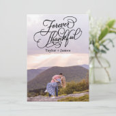 特別な日フラットサンキューノートカード 招待状 (スタンド正面)