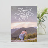 特別な日フラットサンキューノートカード 招待状 (スタンド正面)