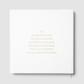 特別な日編集可能カラーフォイル結婚ズゲストブック ゲストブック (裏面)