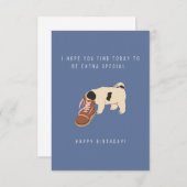 特別な日誕生日カード (正面/裏面)