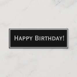 特別な日/ハッピーバースデー スキニー名刺