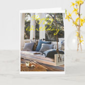 **特別な日 – 特別な誕生日 – 特別な女性** カード (黄色い花)