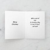 *特別な時間 - 特別な *家族* クリスマス* カード (内部)