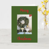 *特別な時間 – 特別な*家族*メリークリスマス カード (黄色い花)