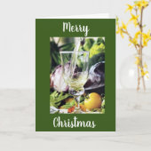 *特別な時間 – 特別な*家族*メリークリスマス カード (黄色い花)