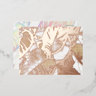 特別な機会のホイルはがき 箔シーズンポストカード