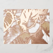 特別な機会のホイルはがき 箔シーズンポストカード (正面)