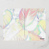 特別な機会のホイルはがき 箔シーズンポストカード (裏面)