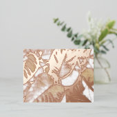 特別な機会のホイルはがき 箔シーズンポストカード (立ち正面)