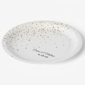 特別な機会パーソナライズされたプチスターズ ペーパープレート (アングル)