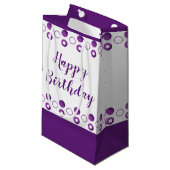 特別な機会ポルカドットデザイン スモールペーパーバッグ (正面アングル)