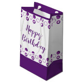 特別な機会ポルカドットデザイン スモールペーパーバッグ (裏面アングル)