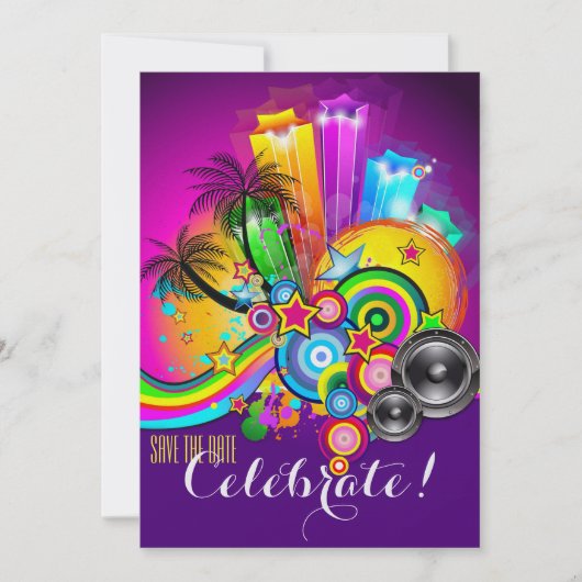 特別な機会招待状- SRF セーブザデート (正面)