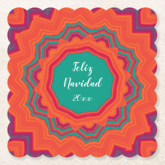 特別な機会誕生日クリスマスクワンザオレンジ ペーパーコースター