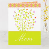 特別な母の日のカード ただママへ カード (黄色い花)