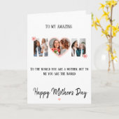 特別な母の日のカード カード (黄色い花)