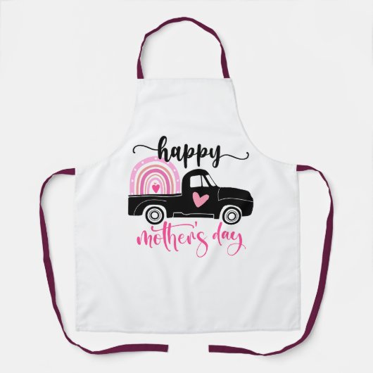 特別な母の日のプレゼントに最適！ママのための世界で一つだけのエプロン エプロン (正面)