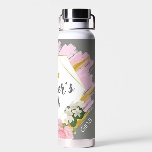 特別な母の日のメッセージ ウォーターボトル (背面)