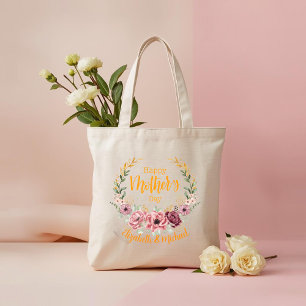 特別な母の日の花柄トートバッグ トートバッグ