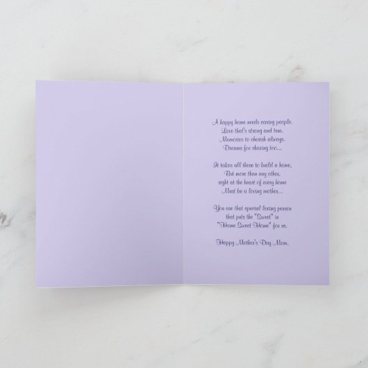 特別な母の日 カード (内部)