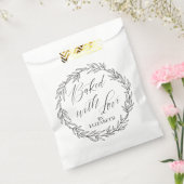 特別な焼き菓子 愛を込めて エレガント フェイバーバッグ (封をした状態)