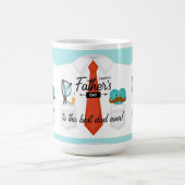 特別な父の日に最高のパパへ コーヒーマグカップ (中央)