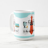 特別な父の日に最高のパパへ コーヒーマグカップ (正面左)