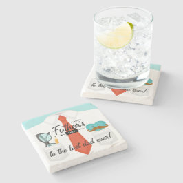 特別な父の日に最高のパパへ ストーンコースター