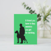 特別な犬の友人 ポストカード (スタンド正面)