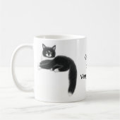 特別な猫のマグによって所有される コーヒーマグカップ (左)