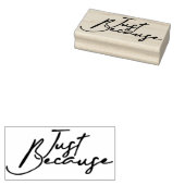 特別な理由がなくても４ ラバースタンプ (押印)