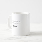 特別な生徒たちへの心からの献身 コーヒーマグカップ (正面左)