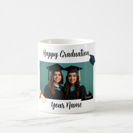 特別な瞬間を思い出すAマユニークグ] コーヒーマグカップ (中央)