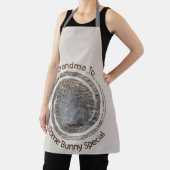 特別な祖母かわいいラビットブラウンバニーナナ エプロン (インサイチュ)