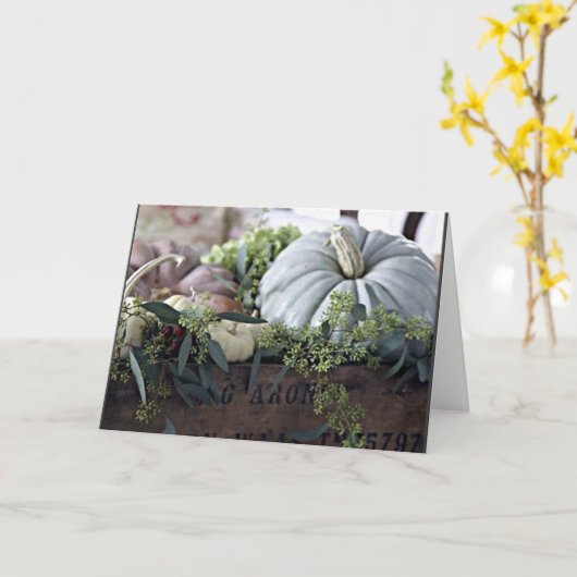 **特別な秋の誕生日が友人を望む" カード (黄色い花)