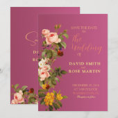 特別な結婚式の招待状でゲストに知らせる 招待状 (正面/裏面)