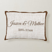 特別な結婚記念日の贈り物 アクセントクッション (裏面)