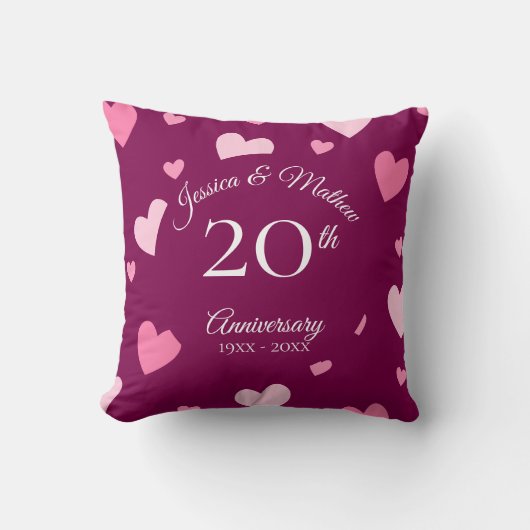 特別な結婚記念日の贈り物 クッション (正面)