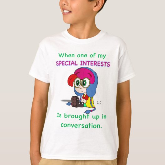 特別な興味のTシャツ(子供用) Tシャツ (正面)