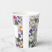 特別な花のオーダーメイド 紙コップ (左)