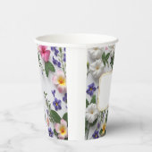 特別な花のオーダーメイド 紙コップ (右)