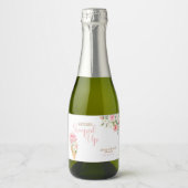 『特別な花嫁にぴったり!』カスタム MINI の「彼女はすくわれちゃった」 スパークリングワインラベル (正面)